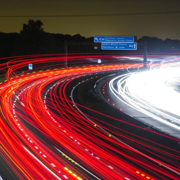 Motorway time lapse